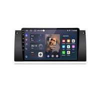 Carplay Voiture pour BMW X5 E39 E53 1999-2006 Mises à Jour OTA, Bluetooth, Caméra de Recul, Mirror Link, Navigation GPS Autoradio Portable, 4 Nuclear 4G+64G