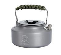 CarpLife Products Fishing Kettle/Camping Kettle - Olive Paracord Handle