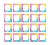 CarpNettore 20 Pièces Feuille Anti-Pssière Surface Siliconée Décpe Précise Film Protection En PVC Pratique, Multicolore