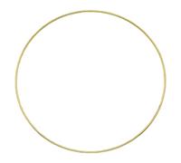 CarpNettore Anneaux Attrape-rêves en Métal Doré pour Couronne et Macramé, 30cm