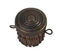 CarpNettore Cadre de Sac à Main Serrure Cadre Extensible Poignée Métal pour Sac à Main Fermeture Pratique Création Artisanat Couture Adapté Aux Femmes Ateliers Co, Laiton