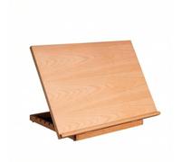 CarpNettore Chevalet de Table Pliant Boîte à Dessin Planche à Peindre Plateau Support en Bois de Hêtre Tablette Antidérapante et Pliable Station de Travail, HBJ-4加厚（A2六档调节角度）