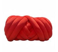 CarpNettore Diy Fil Chenille Tube Tricot Polyester Velours Doux et Volumineux Conception sans Couture Convient pour Débutant Création Manuelle Décoration, Red, 250G