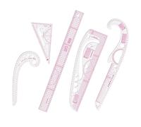 CarpNettore Ensemble de Règles Courbes de Couture Professionnelles pour Créateurs, 5 pièces