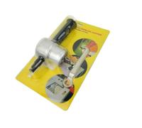 CarpNettore Grignoteuse Adaptateur Portable | Ciille à Tôle sur Perceuse, Multifonctionnel, pr Atelier, Argent