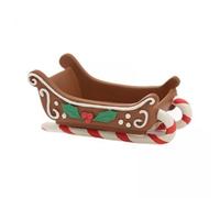 CarpNettore Lot de 2 Décorations de Noël En Forme de Traîneau, Modèle Réduit de Traîneau Du Père Noël, Mini-traîneau pour Les Fêtes.