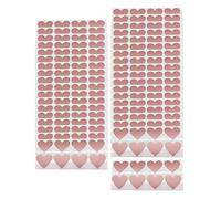 CarpNettore Lot de 300 Cœurs à Gratter de 25 Mm pour Décorations, Cadeaux D'invités et Révélations de Genre. Idéal pour Les Fêtes et Les Occasions Spéciales, Rose Auréate