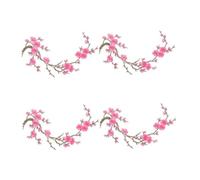 CarpNettore Pièce Décorative Brodé Branche | Élégant, Appliqué Motif Floral, Écusson Motif Cerisier, pr s à Dos