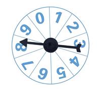 CarpNettore Roulette Murale Portable, Plateau Tournant, pour Jeux de Hasard, pour Pubs, Carnavals, Supermarchés, Fêtes, Style A