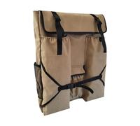 CarpNettore Sacoche pour Carnet de Dessin, Multi-Poches, Idéale pour Les Cours, Les Réunions et Convient également Aux étudiants, Kaki