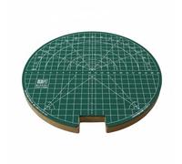 CarpNettore Station de Découpe Caoutchouc Tapis de Coupe Planche de Découpe Tapis Antidérapant Plateau Rond avec Grille d'Alignement, Table De Découpe Épaissie Épaisseur 15mm