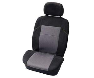 Carpoint 0310401 Jeu de Couvre-Sièges Avant 4 Pièces 'Suède' Noir