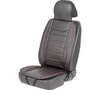 CARPOINT 0323300 Coussin de siège noir Rouge