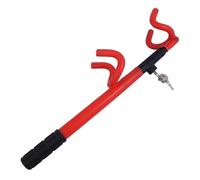 CARPOINT 0510073 Antivol bloque-volant noir Rouge