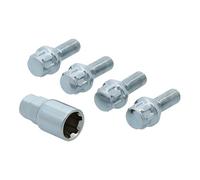 Carpoint 0520502 Ecrous de Roue M12X1,5X26 mm B Conique (Type B) Acier, Argenté