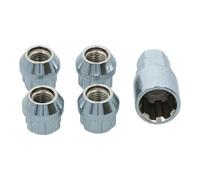Carpoint Jeu d'antivols de roue 0520506 - M12 x 1,5 Conique Modèle F, 4 pièces