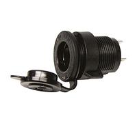 CARPOINT 0523405 Prise avec bouchon obturateur noir