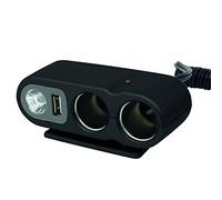 Carpoint 0523434 Prise Double avec USB et Eclairage
