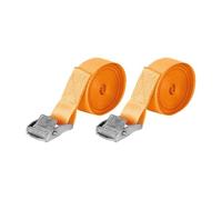 Jeu de Sangles à cliquet Carpoint 2 x 2,5 m, Orange