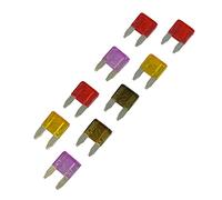 Carpoint Kit jeu de fusibles 1623907 – Mini assorti 3–10 A 9 pièces jaune rouge violet marron clair