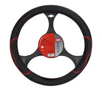 CARPOINT 2561505 Housse de volant noir Rouge