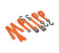 CARPOINT 4291002 Kit Sangles d'arrimage avec crochet orange