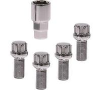 Carpoint boulons de roue antivol M14 x 1,5 L25 conique 4 pièces Argent G