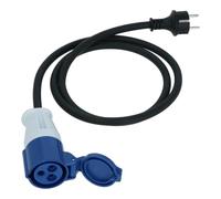 Carpoint Câble adaptateur Schuko Fiche > Prise CEE Contreprise 1,5 Mètre