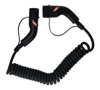 Carpoint Câble de Charge à Spirale pour véhicule électrique Type 2>2 32 AMP monophasé 6 mètres