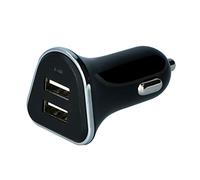 Carpoint Chargeur Allume-Cigare USB Double 12/24V 2.5 Amp, Noir