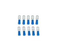 Carpoint Cosses Plates Mâles 740 Blister Bleu 10-pièces