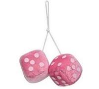 CARPOINT Des en peluche - Rose Rose G