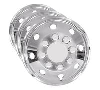 CARPOINT Enjoliveurs 15'' Pouces Cap De Roue Jeu Enjoliveur Auto Chrome 2210202 (Lot de 3)