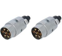 Carpoint Fiche métal pour remorque 7 Broches, Non emballée (Lot de 2)