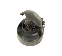 Carpoint Prise Femelle pour Remorque 7 broches en Plastique, Noir