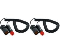 Carpoint Rallonge pour Allume-Cigare 12/24V 2.5m 5A, Noir (Lot de 2)