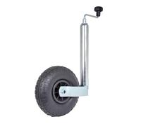 Carpoint Roue Jockey pour Remorque Ø 48mm avec Pneu Gonflable