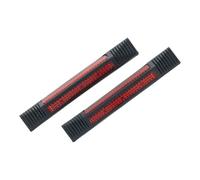 Carpoint Set de Protecteurs pour Porte 140mm avec Réflecteur