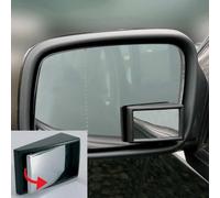 CARPONIT Rétroviseur d'angle mort adhésif réglable - 4,8 x 2,9 cm - Noir