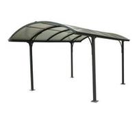 Auvent aluminium pour 1 voiture - 3 x 4,8 m - CAR3048ALRP HABRITA