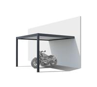 Carport 3x3 m en aluminium - Protection compacte pour véhicule