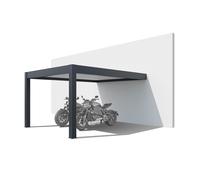 Carport 4x3 m en aluminium - Abri voiture compact et robuste