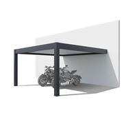 Carport 4x4 m en aluminium - Protection polyvalente