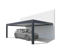 Carport 4x6 m en aluminium - Grande protection extérieure