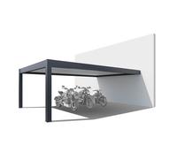Carport 6x4 m en aluminium - Abri voiture grande capacité