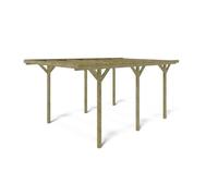 Carport, abri de voiture 3,04x5,12 m - 15,57 m2 - CAR16