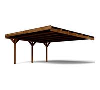 Forest Style Carport en Bois traité 2 Voitures 29,9 m² - Victor 602x511x269 cm - Cerland