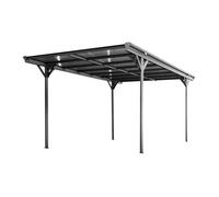 Carport aluminium et polycarbonate 15m² Le Born