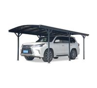 Carport aluminium pour grand véhicule 5,76x3m anthracite