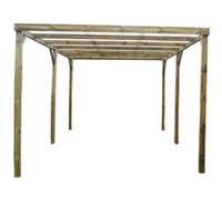 Carport autoclavé 14.99 m2 bois car 3051a2